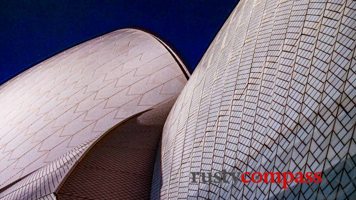 Up close - Sydney Opera House